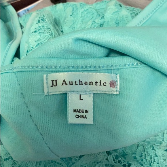 Mint lace dress - Picture 4 of 4